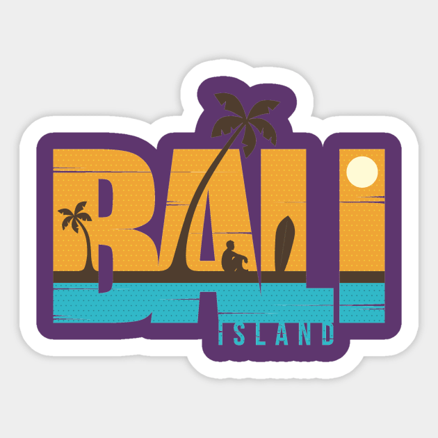 Bali Paradise Island Sticker by victoriashel